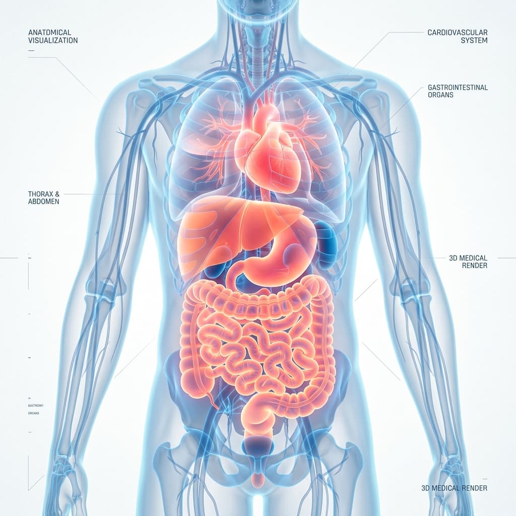 Anatomy 3D Render